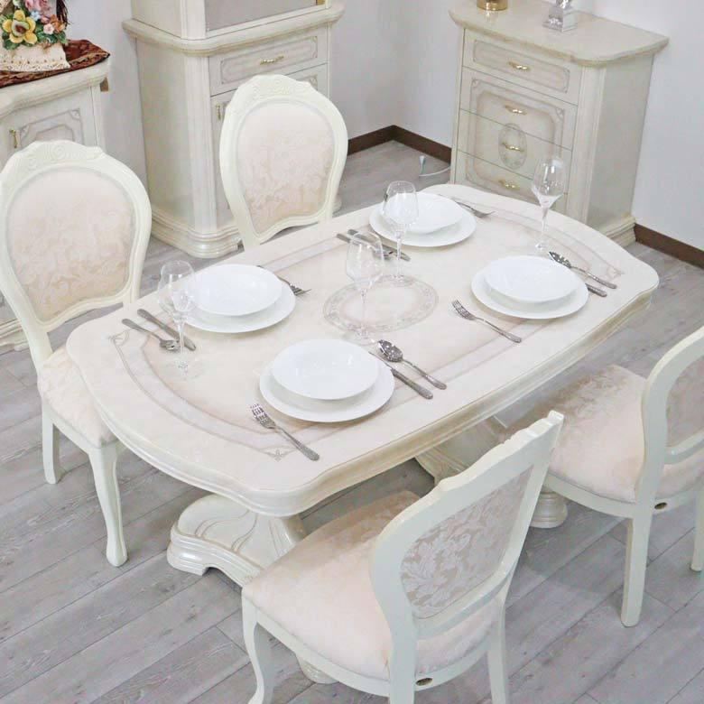 サルタレッリ アマルフィ 145cm ダイニングテーブル 5点セット