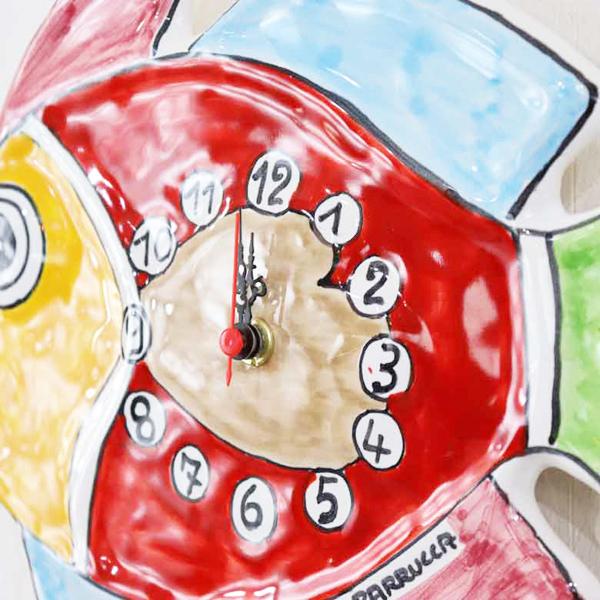 時計 壁掛け おしゃれ イタリア 魚 ニーノ パルッカ イタリア製