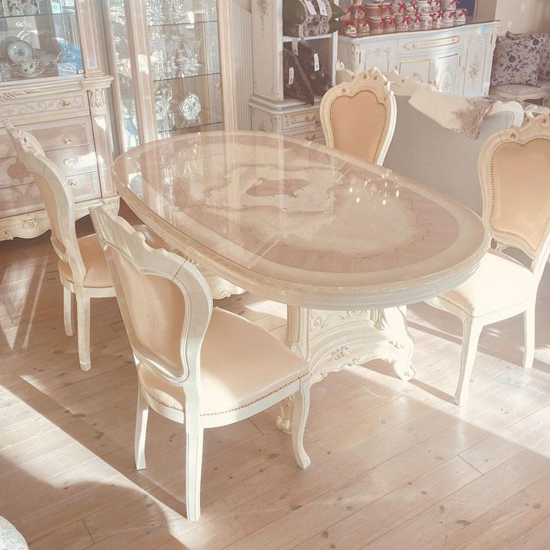 サルタレッリ ヴェルサイユ 180cm ダイニングテーブルセット