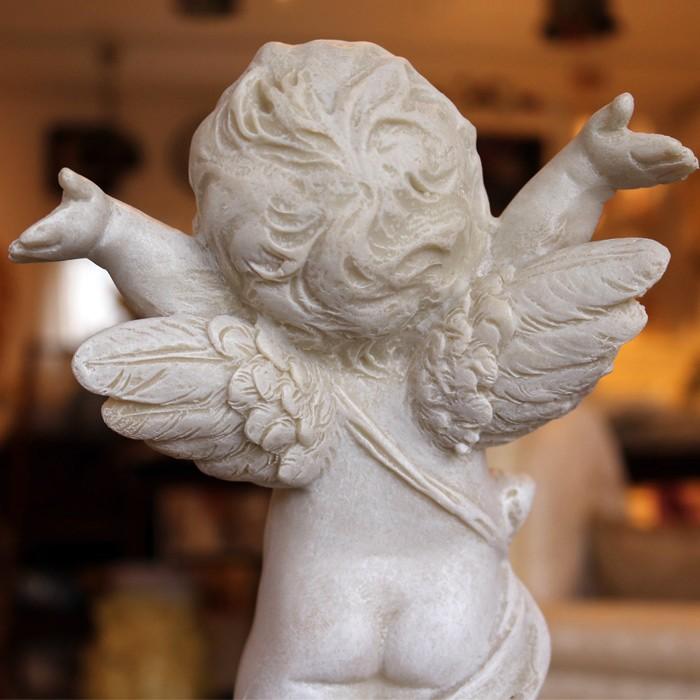 天使 置物 オーナメント アンティーク エンゼル ばんざいエンジェル