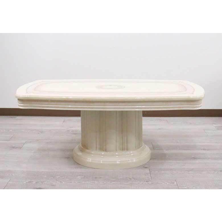 サルタレッリ アマルフィ センターテーブル 115cm アイボリー イタリア