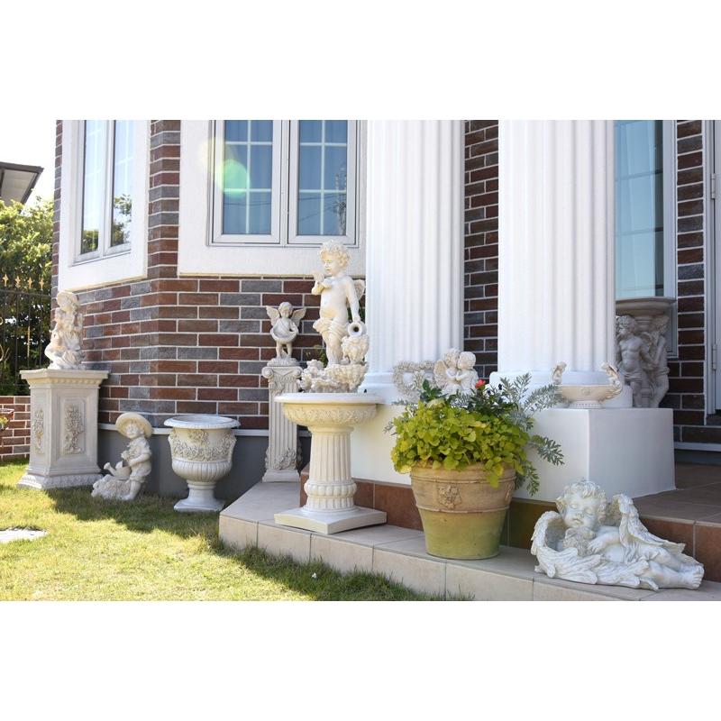 天使の噴水 ファウンテン ガーデニング 置物 オーナメント エンジェル