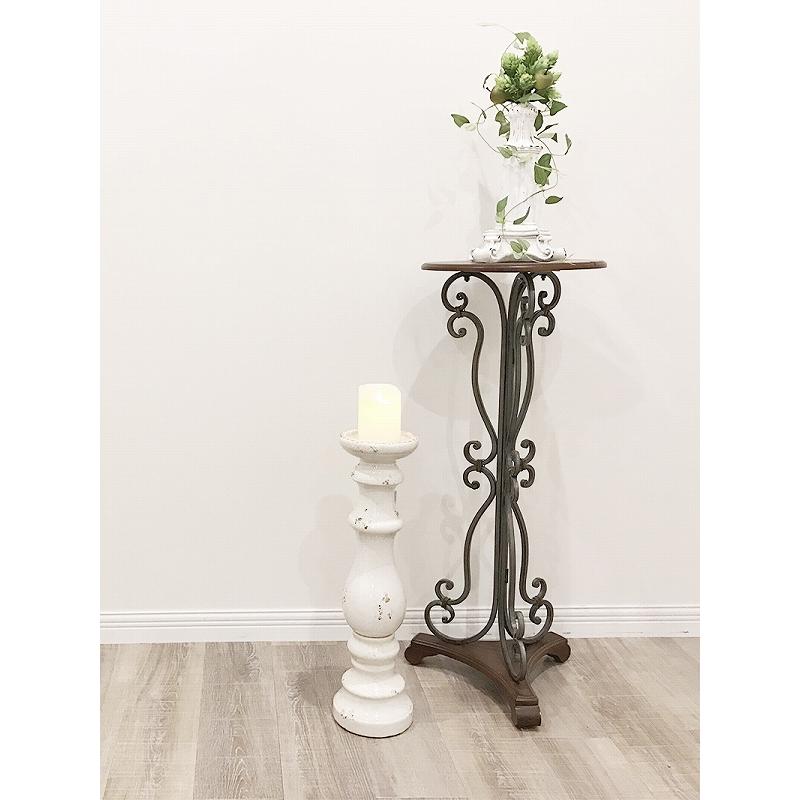 アイアンラック フラワースタンドS 花台 サイドテーブル アンティーク