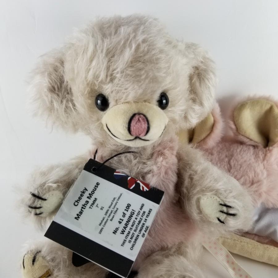 メリーソート チーキー マーサマウス 7インチ テディベア Merrythought