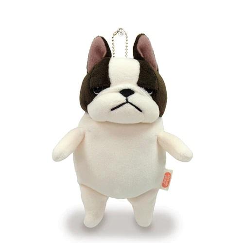 もちぶる バイド ミニ ボールチェーンマスコット ブルドッグ 白黒