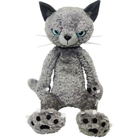 スクラッチ ぬいぐるみ MS グレイ 内藤デザイン研究所 猫 ネコ