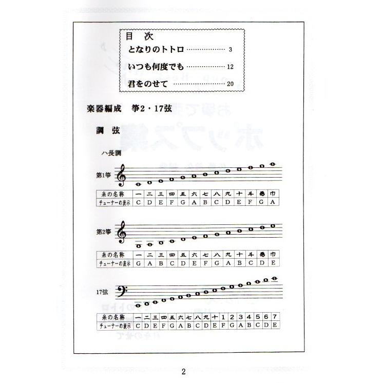 お箏で弾くポップス集(2) （箏2・17） [佐藤義久作曲]（大日本家庭