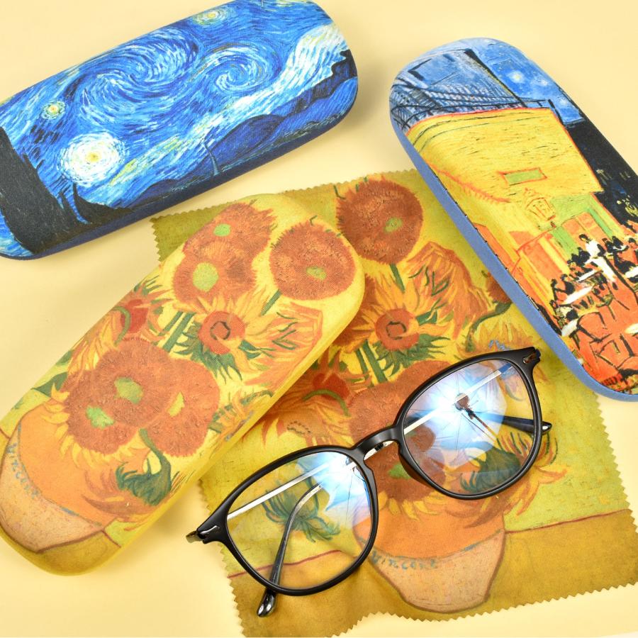 MATOKA（マトカ） メガネケース MUSEUM GLASSES CASE モネ ゴッホ ダ