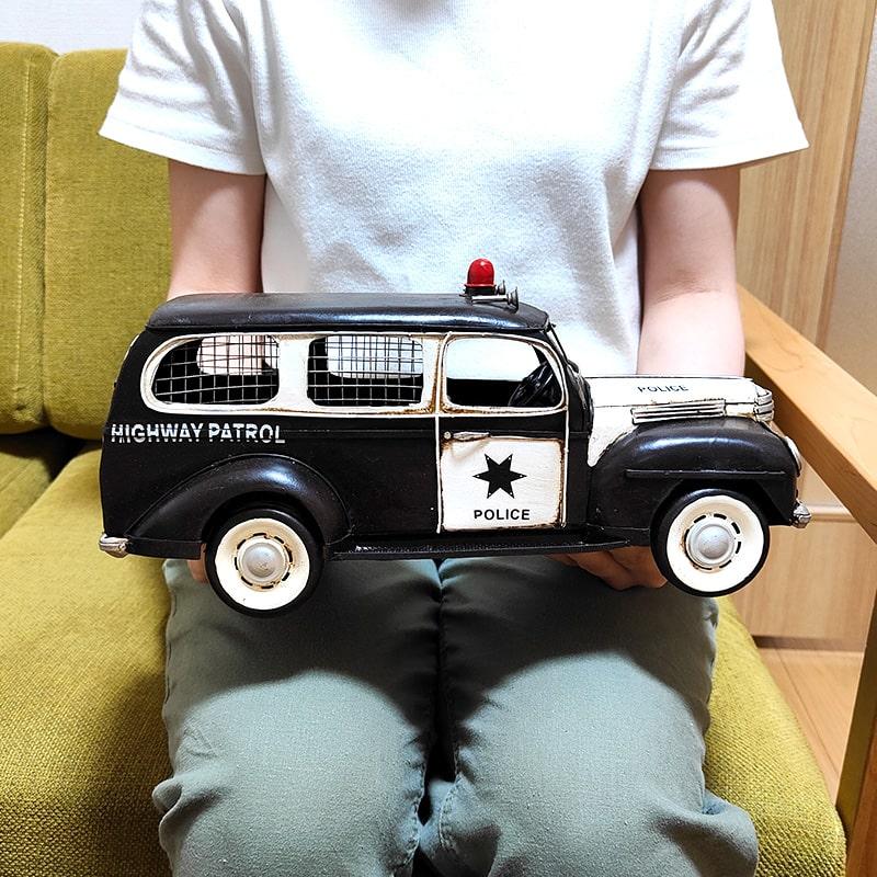 アメリカン レトロ ビンテージカー TIN 1947 SHELIFF WAGON ポリス 車