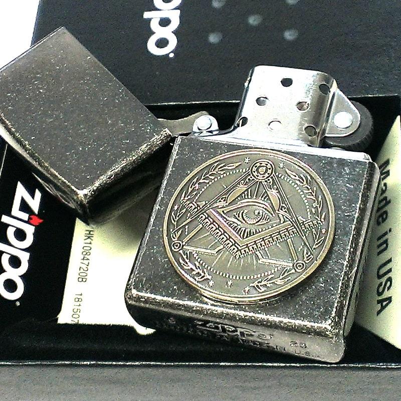 ZIPPO（ジッポー） ライター フリーメイソン メダル かっこいい