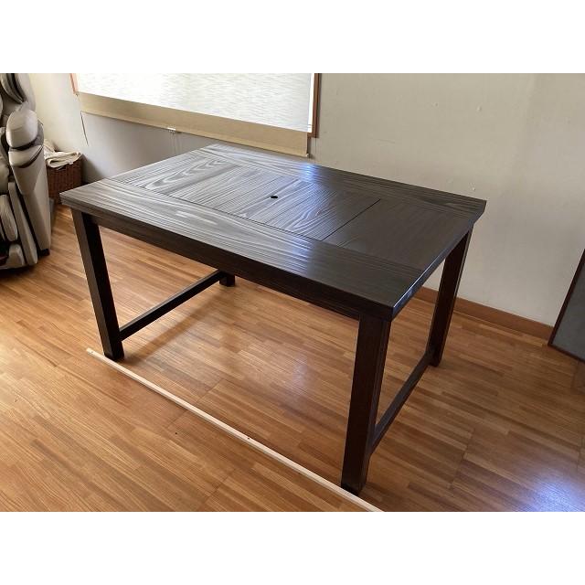 ダイニング囲炉裏テーブル 1200X800X700mm 蓋付 普通サイズのテーブル