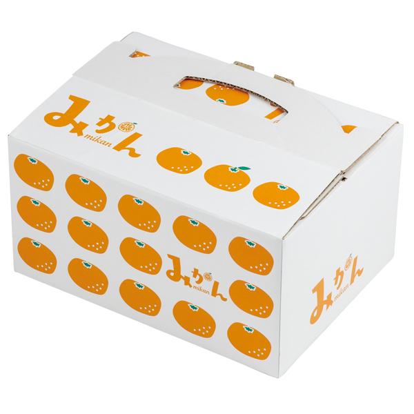みかんの箱）イラスト みかん手提60/100枚入（L-2505） : 箱の店