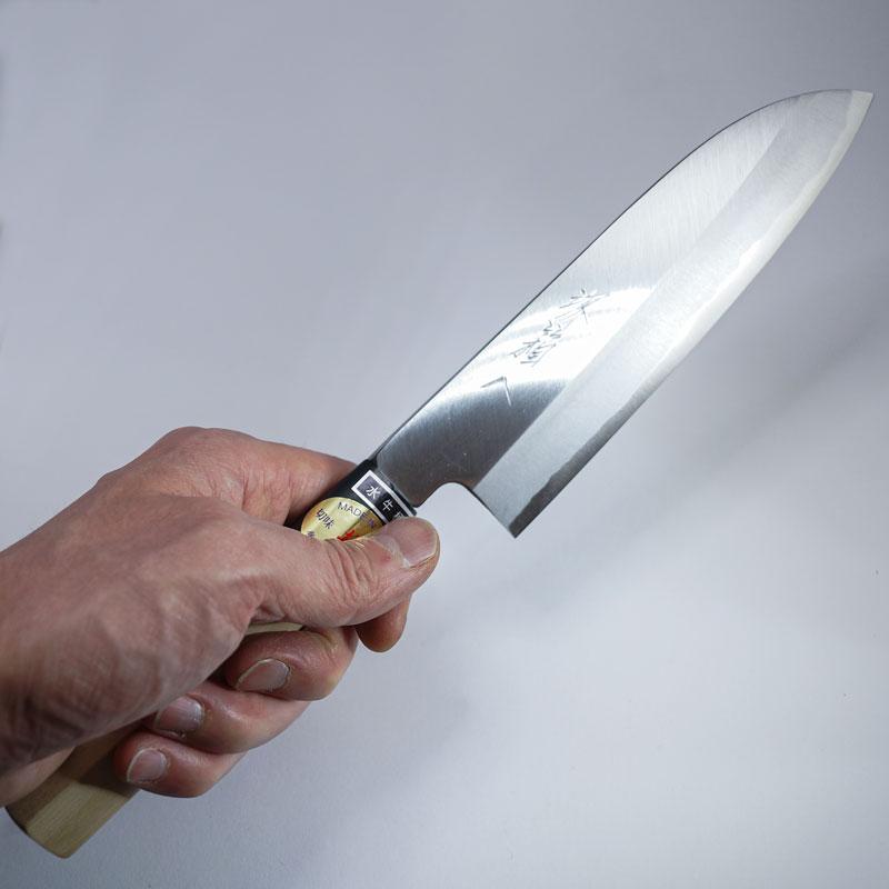 堺箱八 三徳包丁 文化包丁 万能包丁 キッチンナイフ 刃渡り170mm 磨き