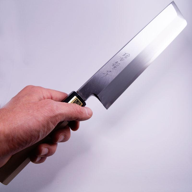 堺箱八 薄刃包丁 青銅 7寸 刃渡り19.7cm : 無垢材家具と工芸 箱屋の八