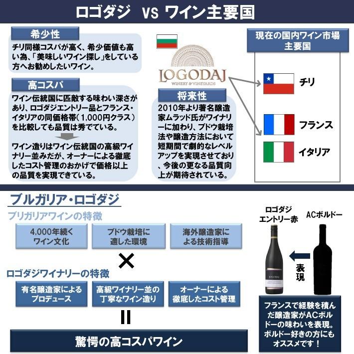 ロゴダジ カベルネソーヴィニヨン・カベルネフラン・メルロー 6本