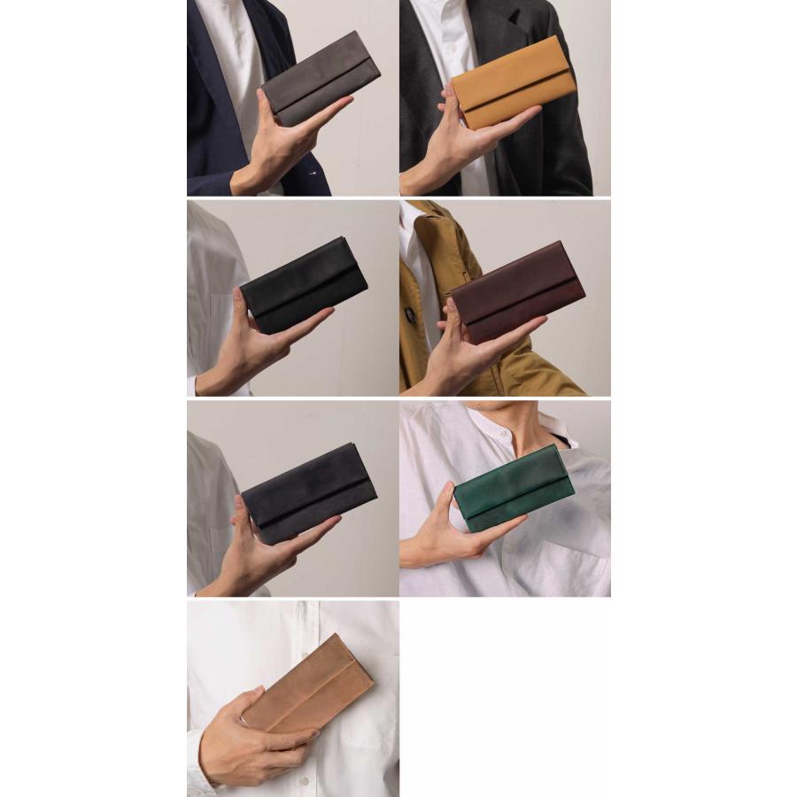 Hallelujah（ハレルヤ） 長財布 メンズ かぶせ 小さい 財布 本革