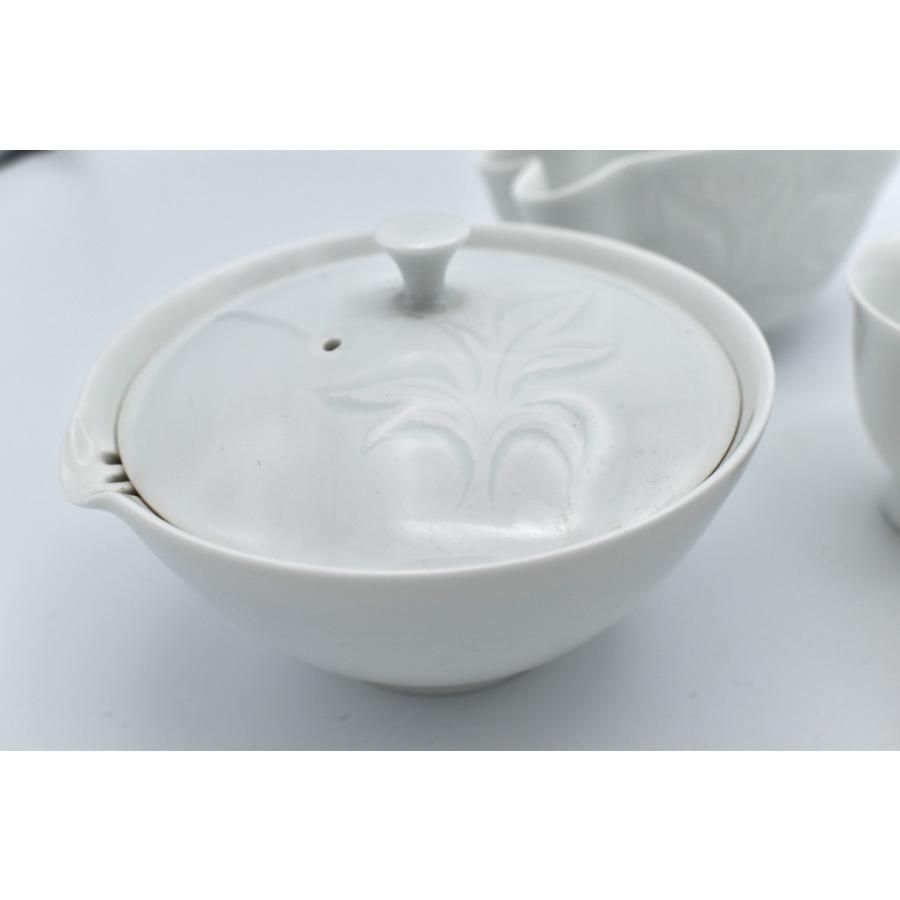 有田焼 茶器 奥川忠右門作 牡丹彫文玉露茶器 item no.1f320 : ハマダヤ