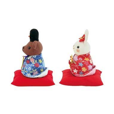 オリムパス PA-702 くまとうさぎの雛まつり ぬいぐるみキット