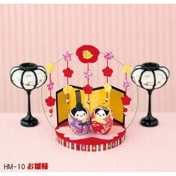 パナミ ちりめん細工 ひらひら雛 HM-9うさぎ/HM-10お雛様 つるし飾り用
