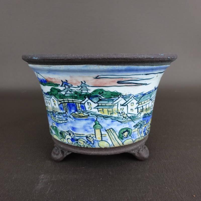 盆栽鉢 陶翠 江戸日本橋 丸鉢 : はニわ株式会社 Yahoo!ショップ - 通販