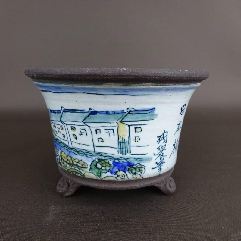 盆栽鉢 陶翠 江戸日本橋 丸鉢 : はニわ株式会社 Yahoo!ショップ - 通販