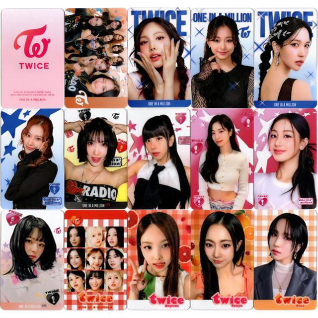送料無料・速達】 TWICE グッズ - 透明 フォト トレカ カード セット