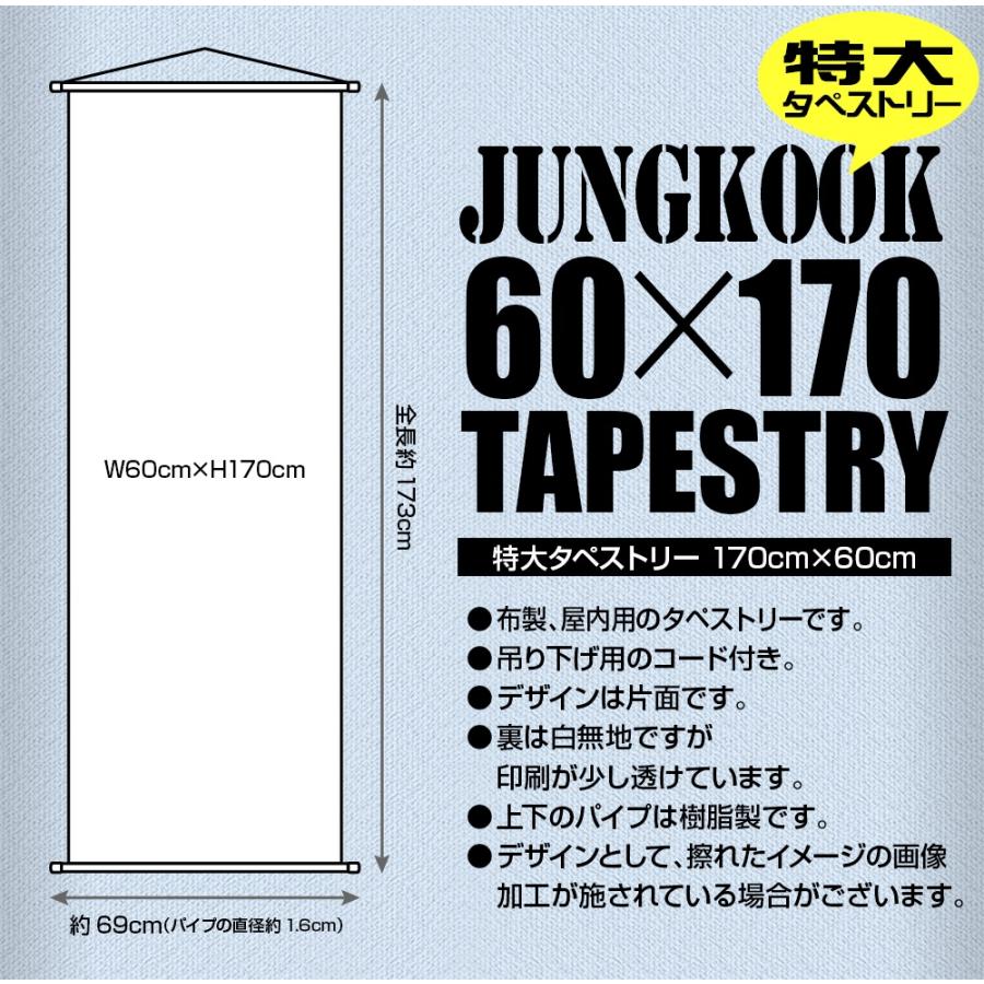 JUNG KOOK ジョングク (防弾少年団 / BTS) 特大型 タペストリー