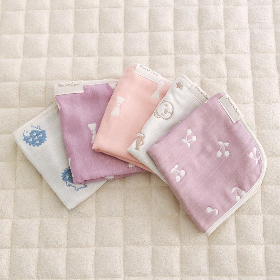 おなかけっと 6重ガーゼ ハンカチ 日本製 ハンドタオル 34×35cm 綿100