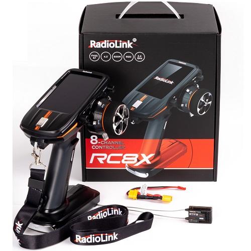 Radiolink RC8X 2.4Gプロポ ジャイロ内蔵受信機 RC カー ボート用 R8FG