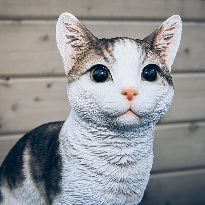 猫 置物 ガーデニング 雑貨 ガーデン オーナメント オブジェ