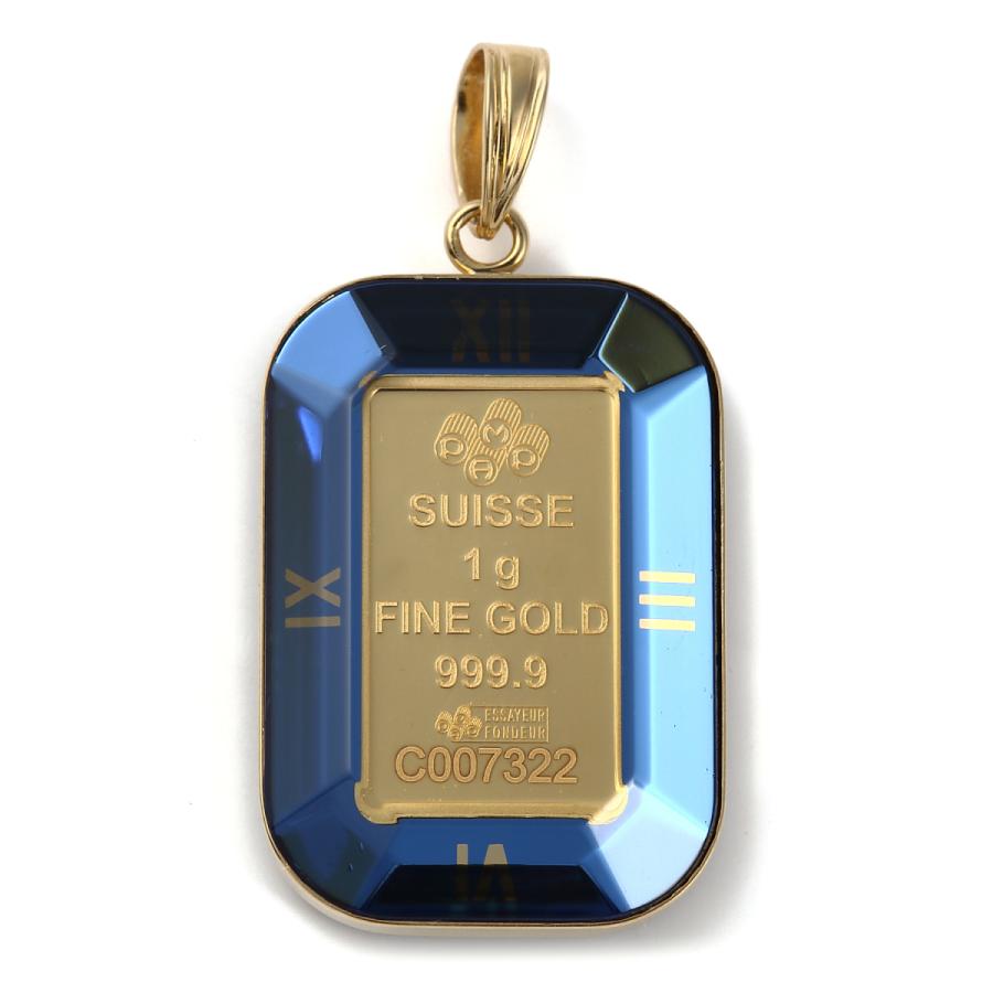 純金 マリア 1g 金貨 ペンダントトップ コイン アトラス 時計文字