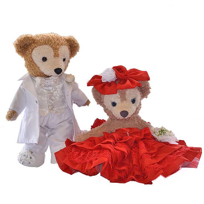 Disney（ディズニー） ダッフィーシェリーメイ ウェディング ペア S