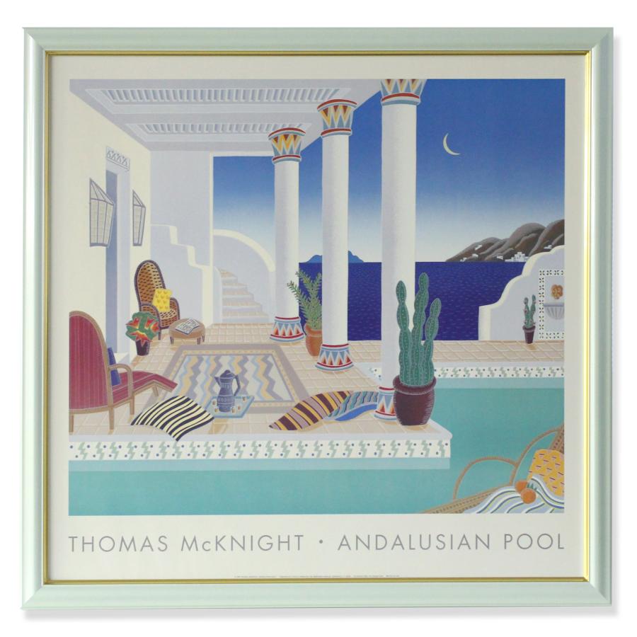 額入りポスター マックナイト トーマス CP TM33 アンダルシアンプール