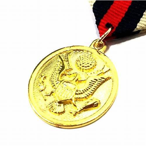 バッジ ミリタリー 勲章 赤 紺色 ベージュ メダル cj21 勲章バッジ