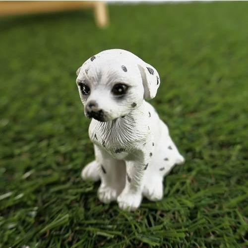 犬の置物 ダルメシアン おすわり ミニチュア 犬 AO-830 ミニ 置き物