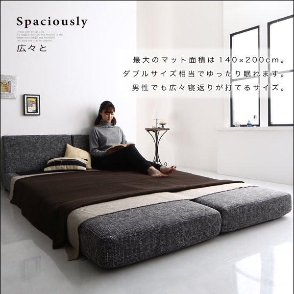 ソファーベッド セミダブル 2人掛け 120cm おしゃれ ソファベッド