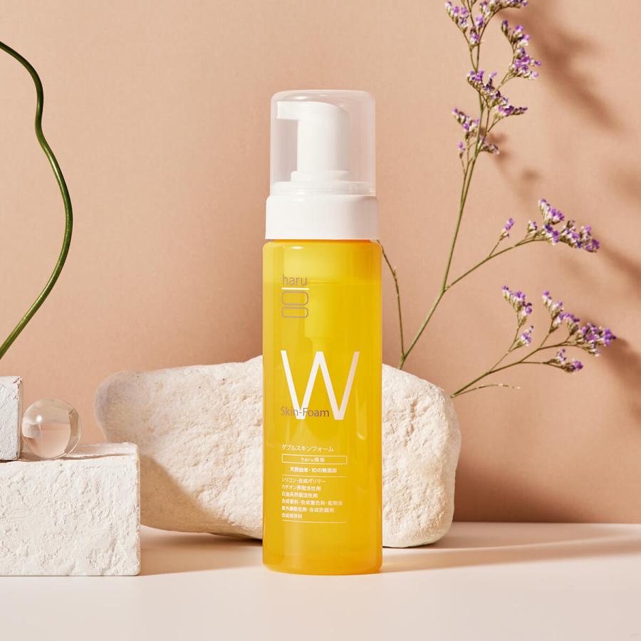 haru（ハル） haru 100%天然由来の“泡”洗顔！ ダブルスキンフォーム