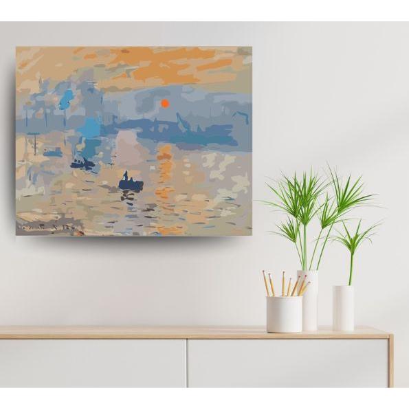 モネ 数字油絵 油絵塗り絵 クロード・モネ 名画 アートパネル 大人の