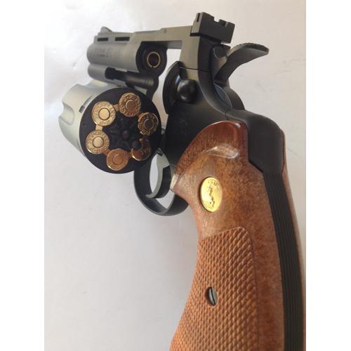 タナカワークス コルトパイソン R-model HW ブラック 4インチ ガスガン