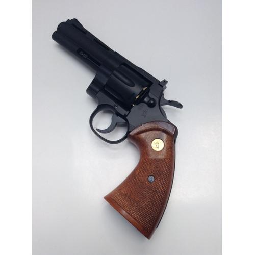 タナカワークス コルトパイソン R-model HW ブラック 4インチ ガスガン