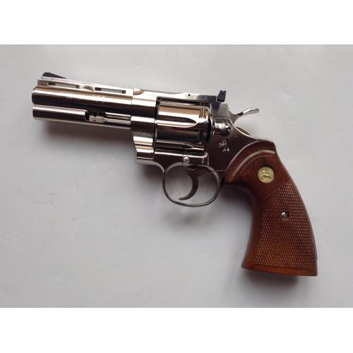 タナカワークス コルトパイソン R-model ABS ニッケル/シルバー 4