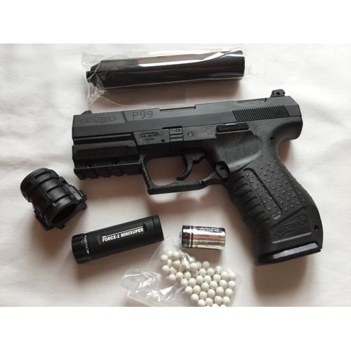 マルゼン ワルサー P99 FS スペシャルフォース ブラック（ガスガン