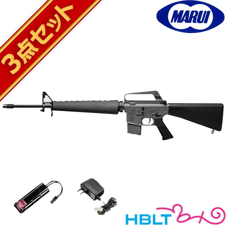 M16A1 ベトナム バッテリー3本、BB弾現状品付きEG700ハイトルクモータ
