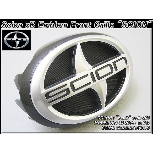 トヨタbB/SCION/NCP30サイオンxB純正フロントグリルUSエンブレム黒色