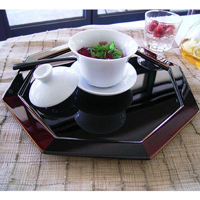 山田平安堂 八角盆（小） 白檀 : 漆器 山田平安堂 - 通販 - Yahoo