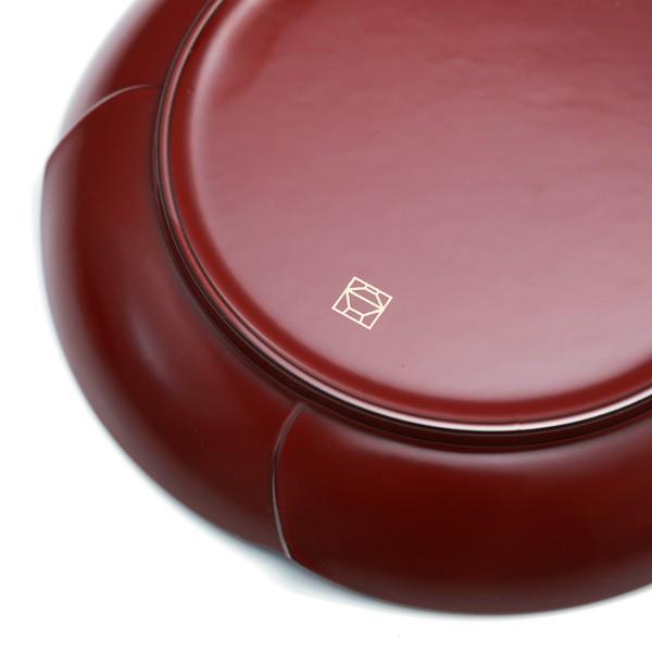 山田平安堂 銘々皿 捻梅 （5枚組） 菓子皿/漆塗り/漆器 : 漆器 山田