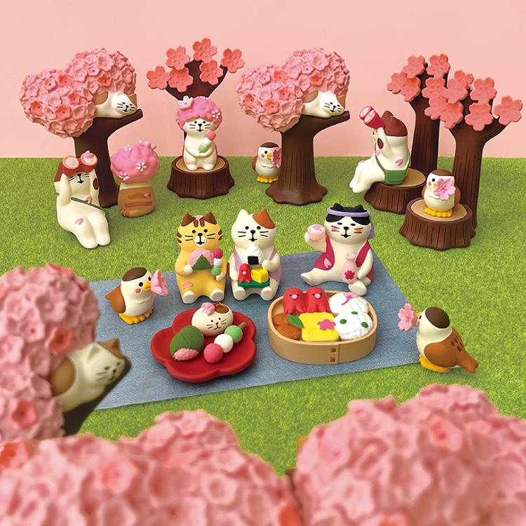DECOLE（デコレ） コンコンブル ねこねこ 桜ピクニック | 切り株桜