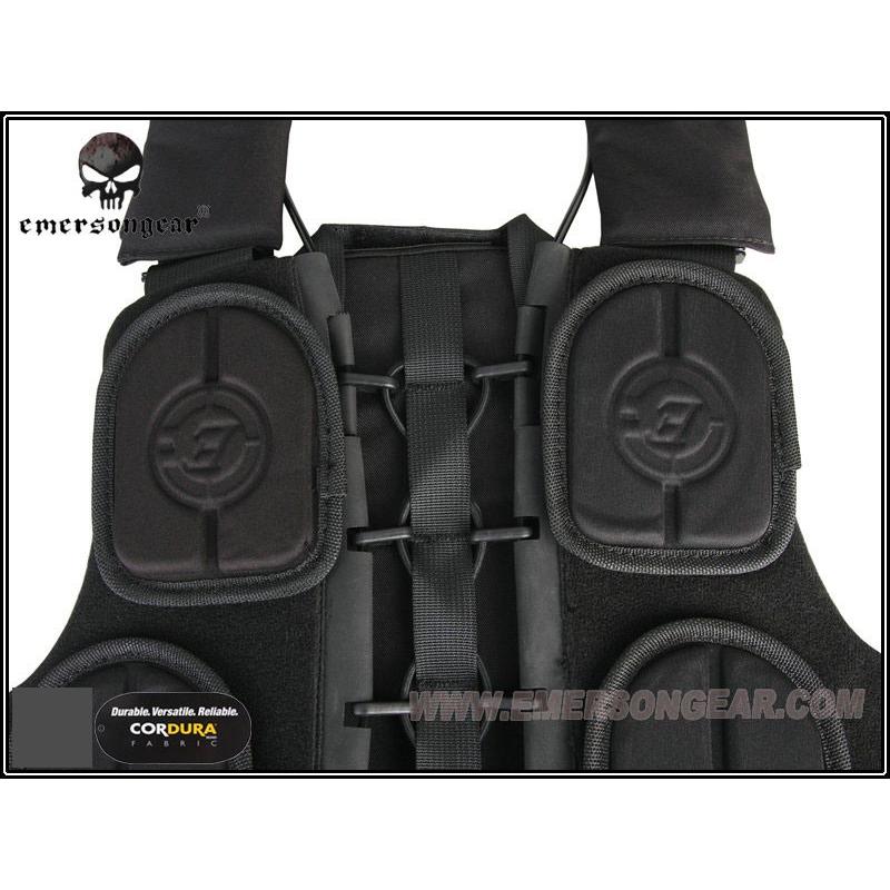 EMERSON CPスタイル NAVY CPCプレートキャリア BK : ミリタリー