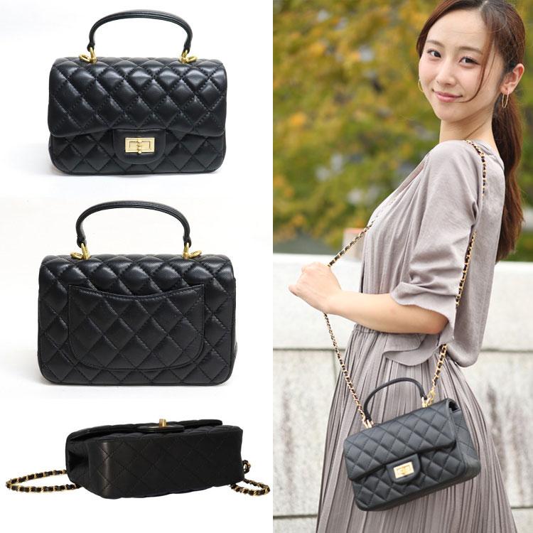 ミニバッグ ショルダーバッグ キルティング インスタグラマー様愛用 本