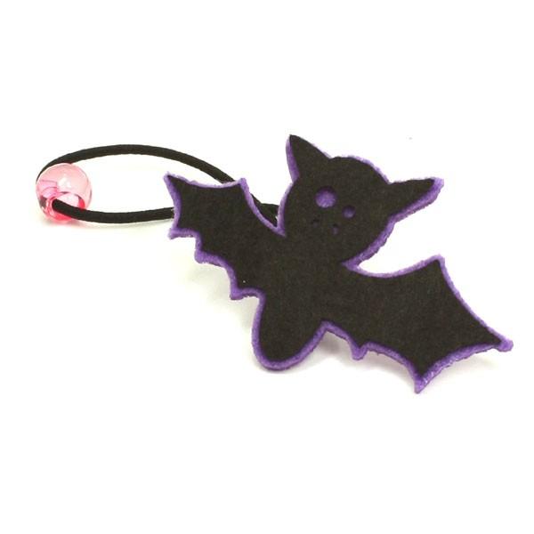 ヘアゴム ハロウィン フェルトキッズポニー ジャック・ゴースト